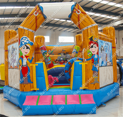 Коммерческий надувной батут "Весёлый пират"