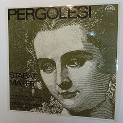 Винтажная виниловая пластинка LP Pergolesi Перголези Stabat Mater (Чехословакия 1979)