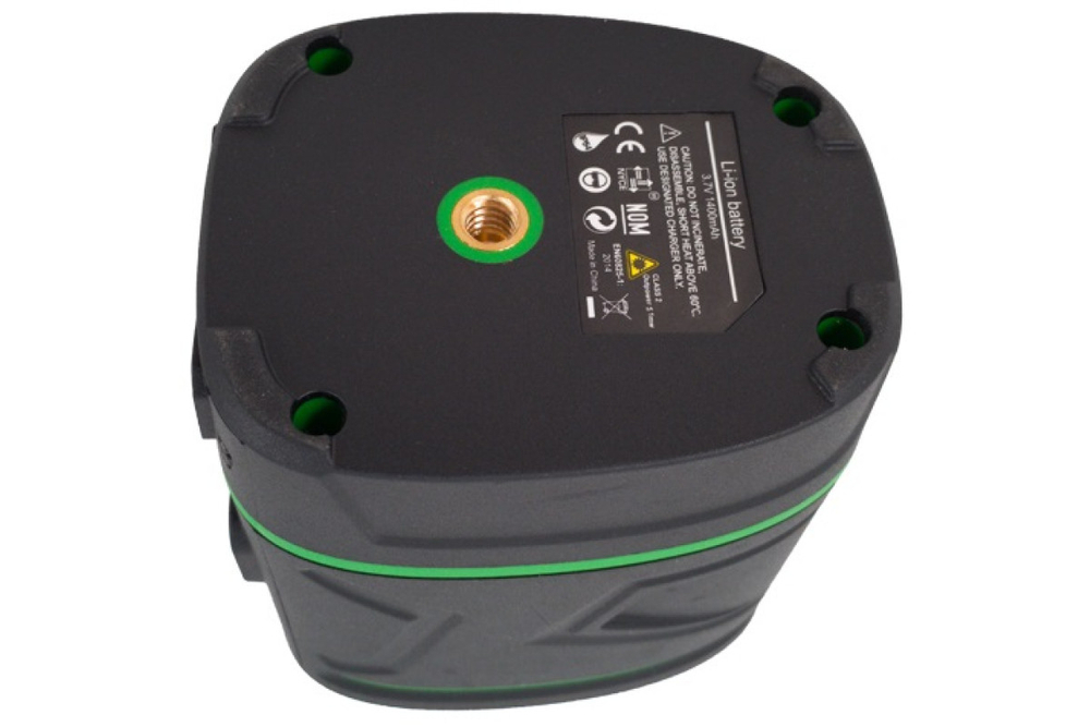 Лазерный уровень самовыравнивающийся SNDWAY SW-331G, аккум. 1400 мАч, зелёный луч