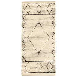 Ковер из переработанного хлопка dispur из коллекции ethnic, 70x160см