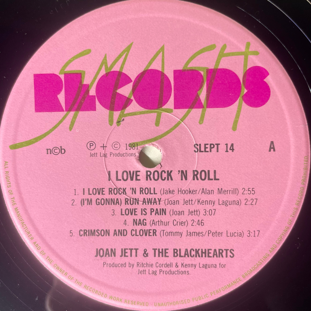 Joan Jett & The Blackhearts- I Love Rock 'N Roll (Скандинавия 1982г.)