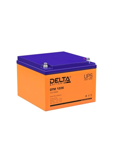 Аккумулятор UPS 12В 26А.ч DTM 1226 Delta 4614010050013