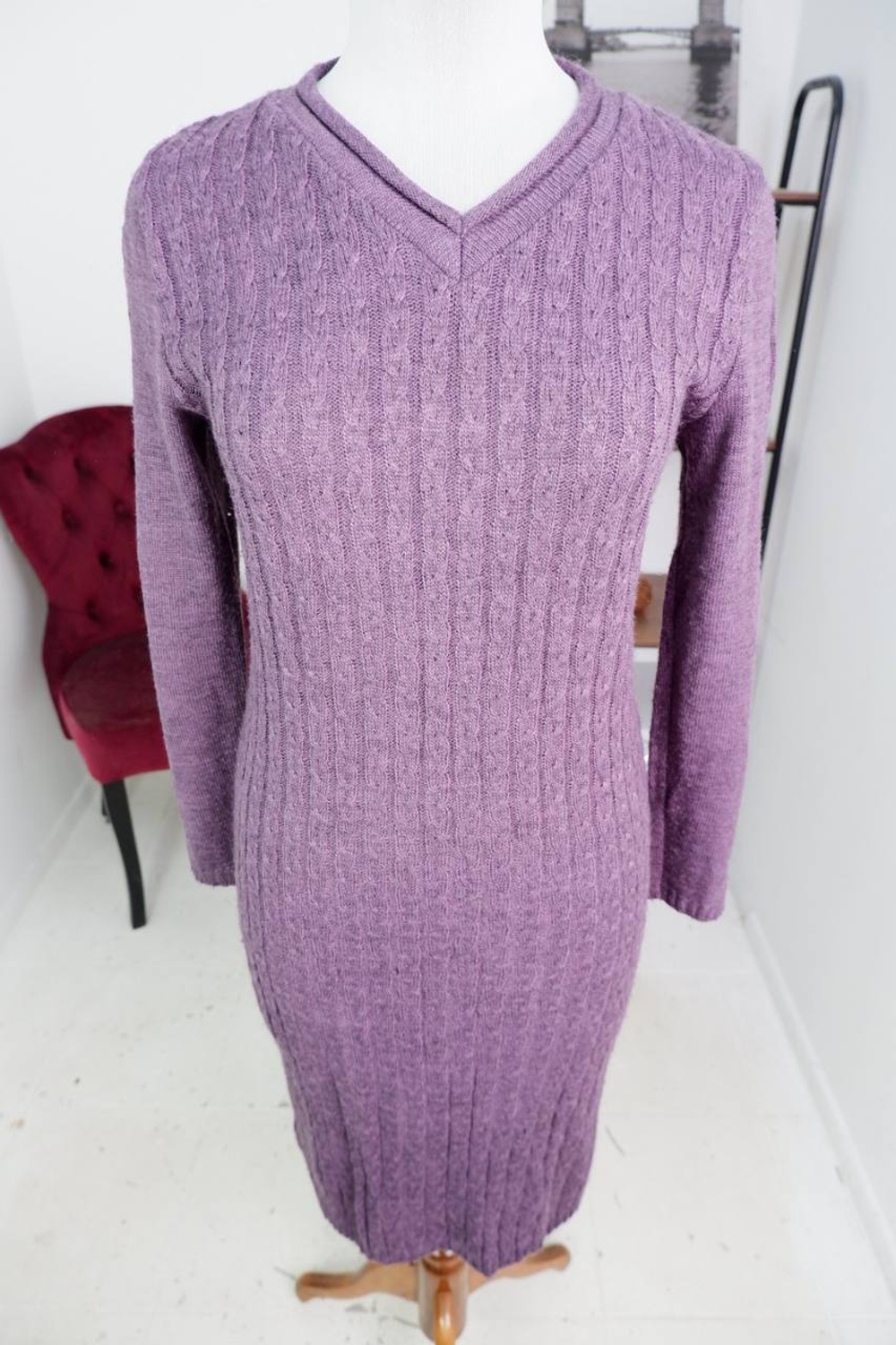 Платье для осенних прогулок, визуально на 52 размер