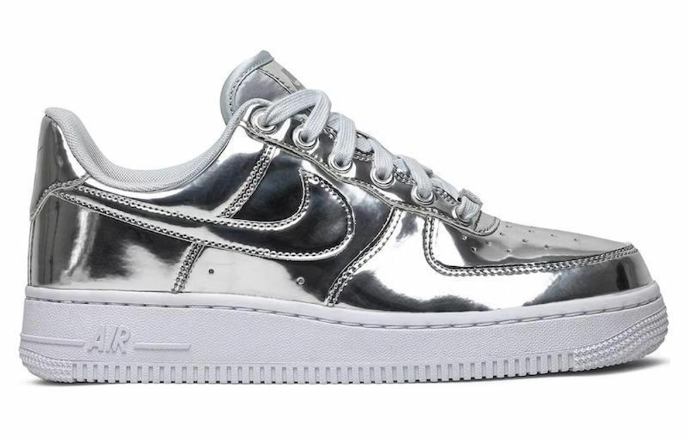 Кроссовки Nike Air Force 1 Low Liquid Metal (Женская размерная сетка)