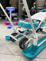 Снегокат Тимка спорт 6 «Ми-ми-мишки» белый каркас (арт. ТС6/ММ1)