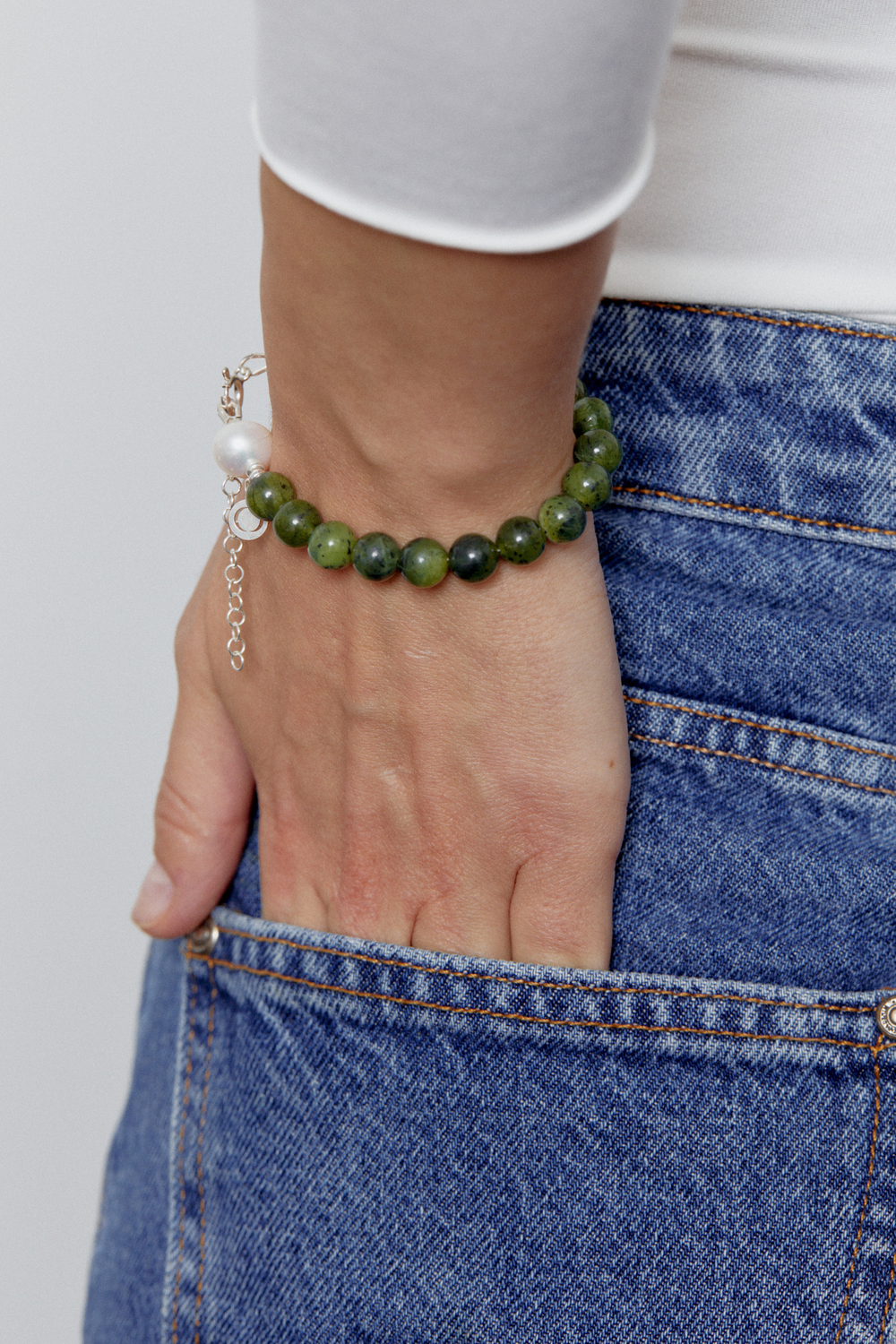 Браслет PROSPERITY из нефрита