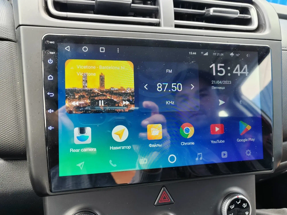 Магнитола для Hyundai Creta 2 2021-2022, Solaris HC 2024+ - FarCar DX3114M монитор 10.36" IPS на Android 13, 4+64Гб, CarPlay