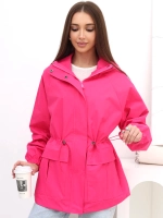 Ветровка удлиненная с капюшоном