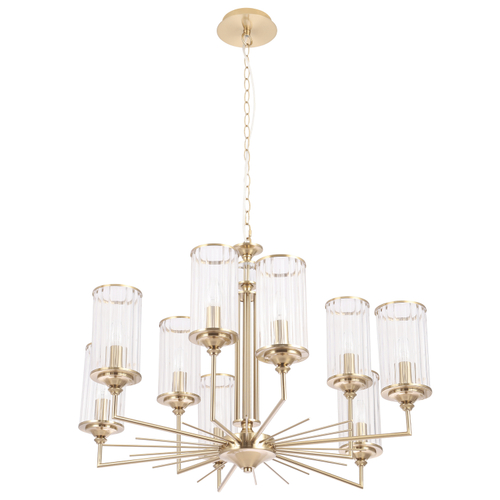 Люстра Crystal Lux GLORIA SP9 BRASS