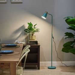 UML-T700 E27 GREEN Торшер напольный под лампу Е27. 40W. с регулировкой наклона. Механический выключатель. Зелёный. ТМ Uniel