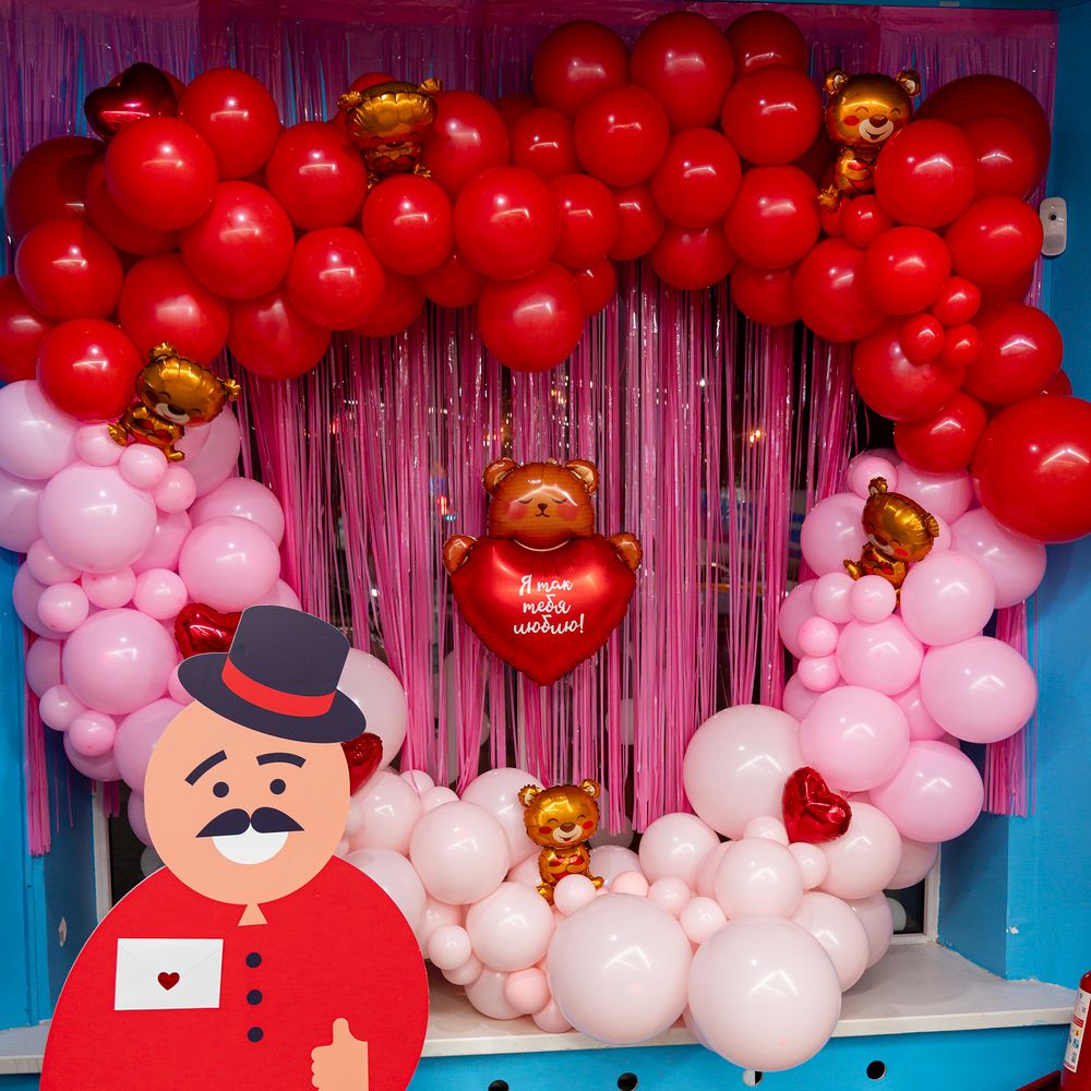 Шар (10''/25 см) Розовый, пастель, 100 шт.