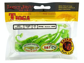 Мягкая съедобная приманка LJ Pro Series Tioga 2.4 in (61 мм), цвет T18, 9 шт