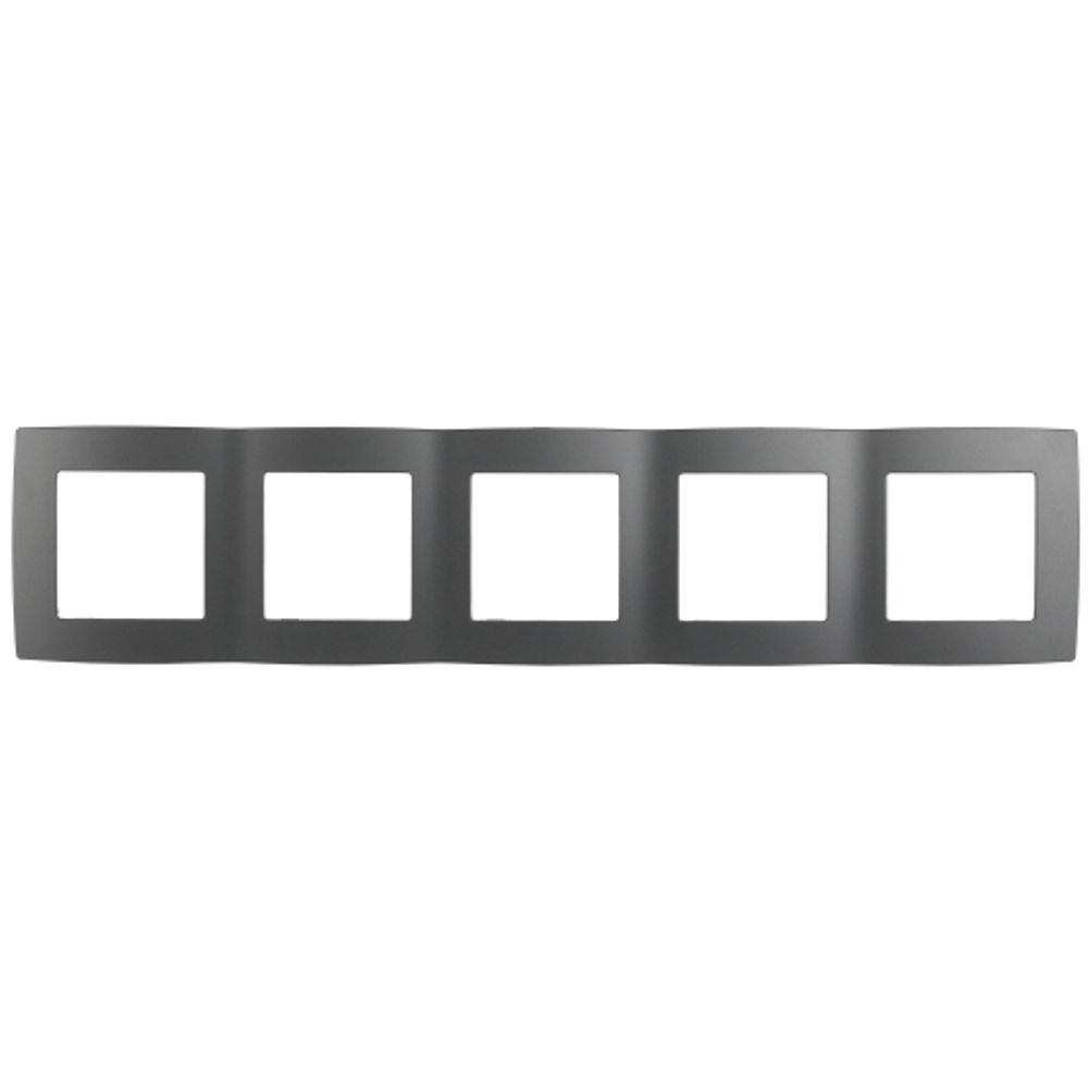 12-5005-12 ЭРА Рамка на 5 постов, Эра12, графит
