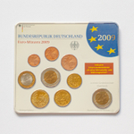 Germany 2009 Year Set (J: Hamburg) + 2 x 2 Euro: "Ludwigskirche in Saarbrücken" and "10th Anniversary of Economic and Monetary Union"