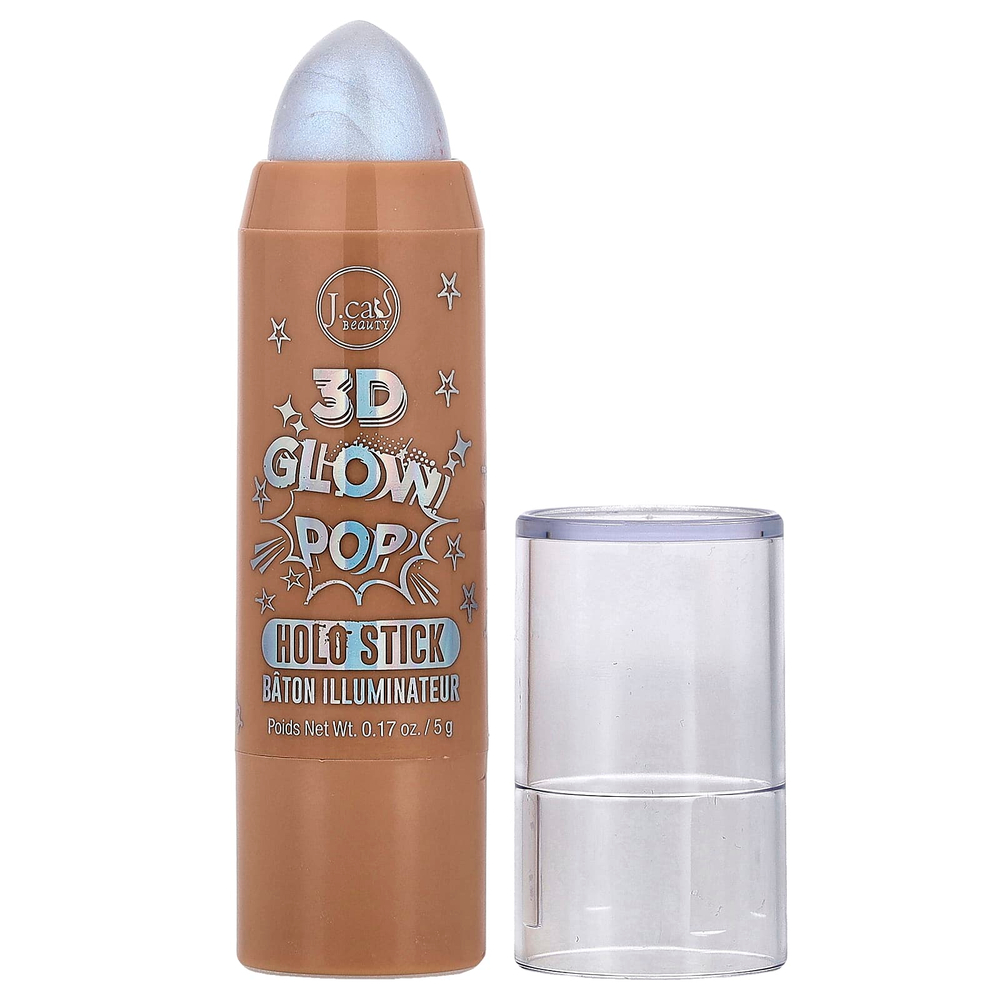 J.Cat Beauty, 3D Glow Pop, голографический стик, GPS104 HypnotizeRay, 5 г (0,17 унции)