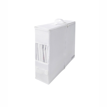 Органайзер для постельного белья белый