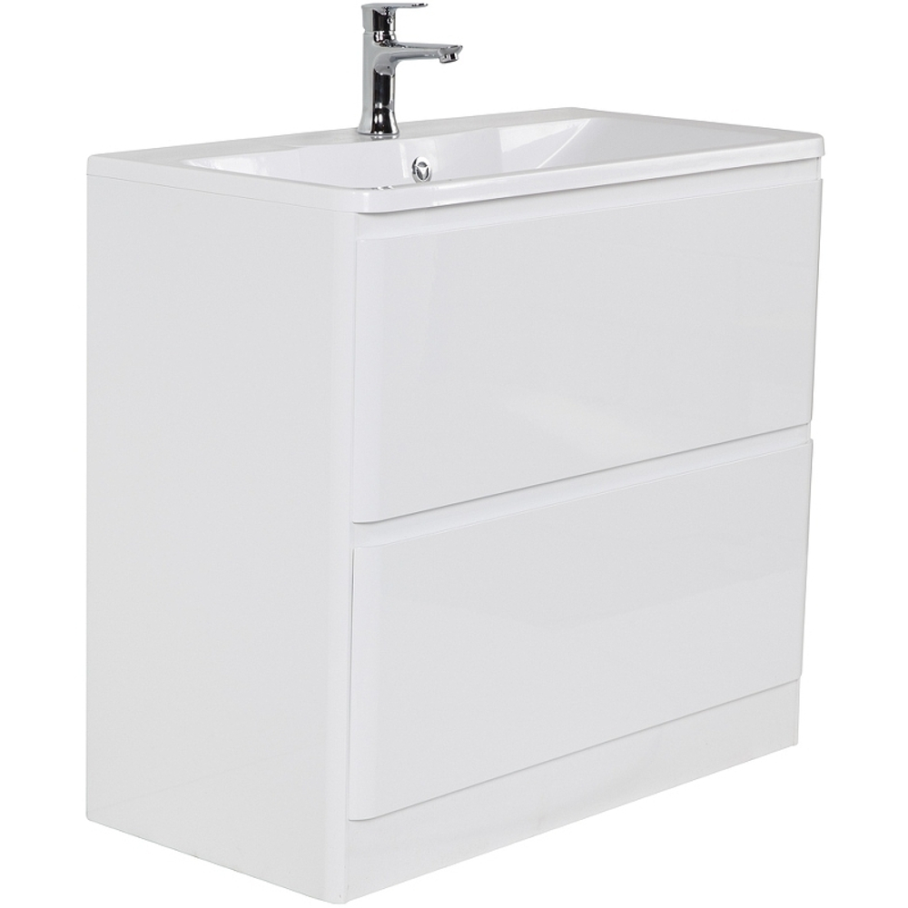 Тумба под раковину BelBagno 80 ALBANO-800-2C-PIA-BL Bianco Lucido