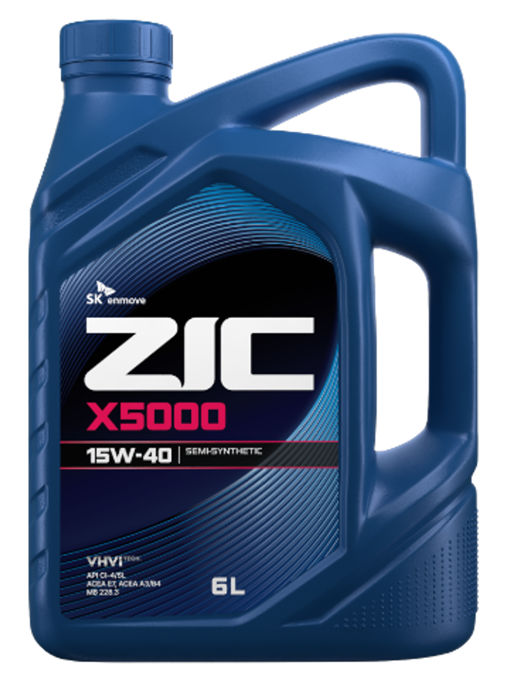 ZIC X5000 DIES.CI-4 15w-40 6L