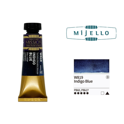 Акварель Mijello Granulation 15 мл. W819 [D] Indigo Blue