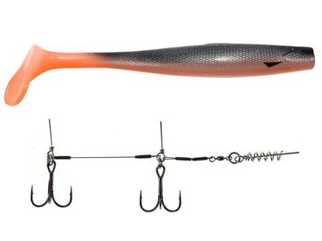 Виброхвосты LJ 3D BBS Series KUBIRA SWIM SHAD 9,0in (22,86)/PG40 1шт.+Stinger L