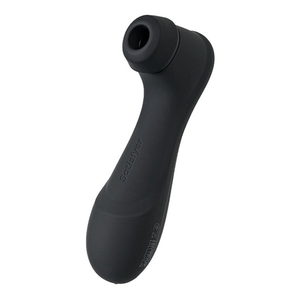 Черный вакуум-волновой клиторальный стимулятор Satisfyer Pro 2 Generation 3