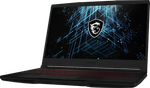 Ноутбук игровой MSI GF63 Thin 12UC-1036XRU 9S7-16R821-1036, 15.6", IPS, Intel Core i5 12450H 2ГГц, 8-ядерный, 16ГБ DDR4, 512ГБ SSD, NVIDIA GeForce RTX 3050 для ноутбуков - 4 ГБ, Free DOS, черный+ USB С WINDOWS 11 ПОДАРОК