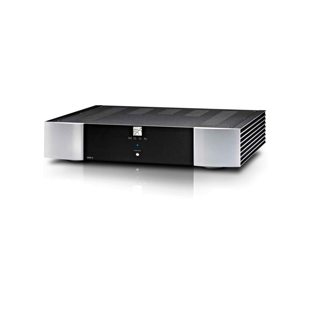 Moon by Simaudio 330A Silver Black — стереофонический усилитель мощности