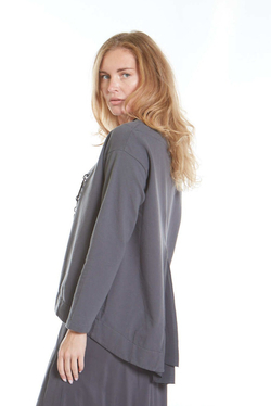 СВИТШОТ С АКЦЕНТНОЙ СПИНКОЙ