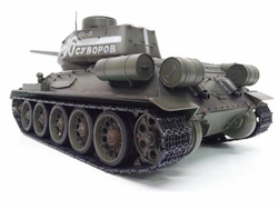 Радиоуправляемый танк Taigen T34-85 1/16 с дымом и звуковыми эффектами, 2.4G V3, высокая детализация, металлические компоненты