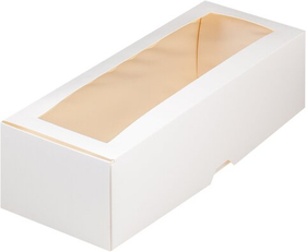 Коробка с подложкой для рулета Cake Roll 30х12х10