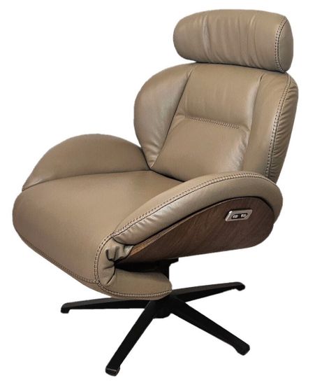 Кресло-реклайнер STG-4267 натуральная кожа, электропривод