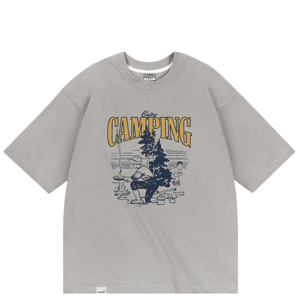 Футболка Haided Camping RLXD TEE, Серый