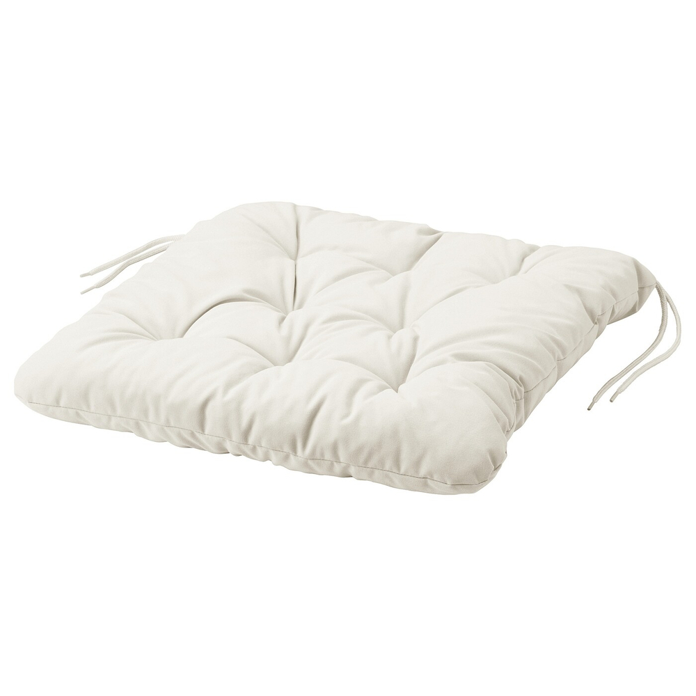 IKEA KUDDARNA  (ИКЕА КУДДАРНА)  -  Подушка для кресла, сад, светло-серо-бежевый, 44x44 см
