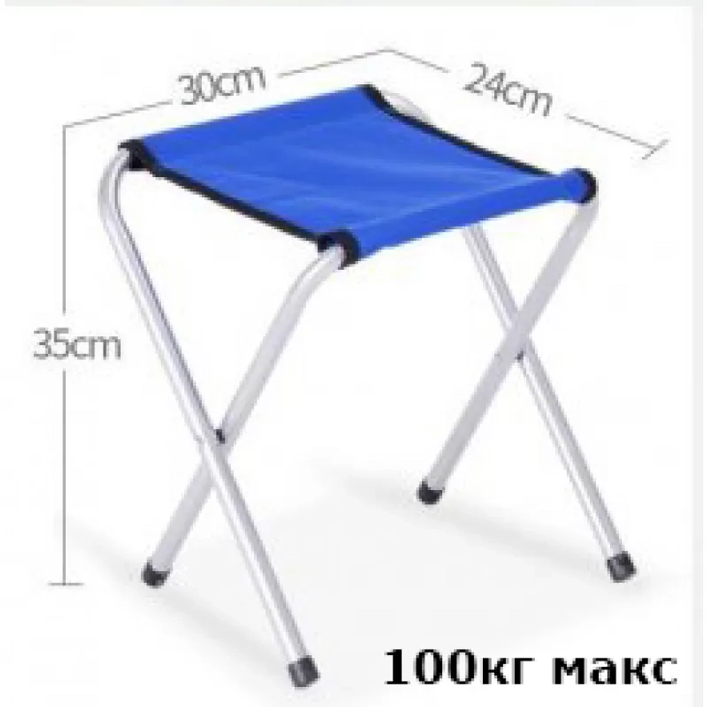 Набор складной мебели Bison A-4-60*120-BL (усиленный стол + 4 стула), 60х120см