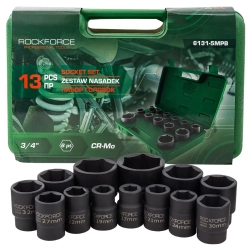 Головки, набор 13пр., 3/4''(6гр.) RockFORCE RF-6131-5MPB