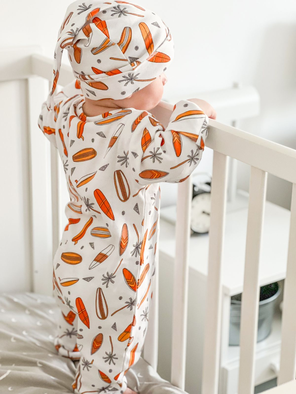 Комбинезон Mjölk Sleep and Play Сёрфы, на манжетах