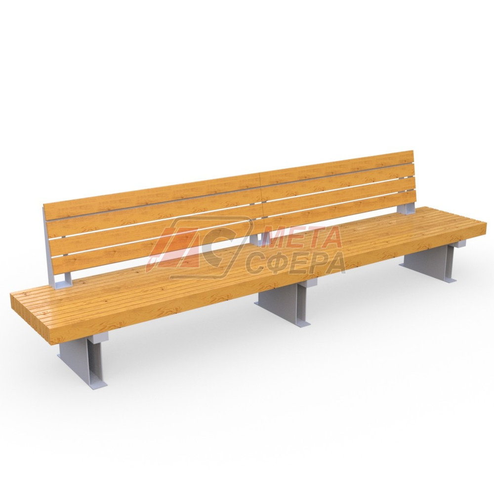 Скамейка Rail Road 03 продольная