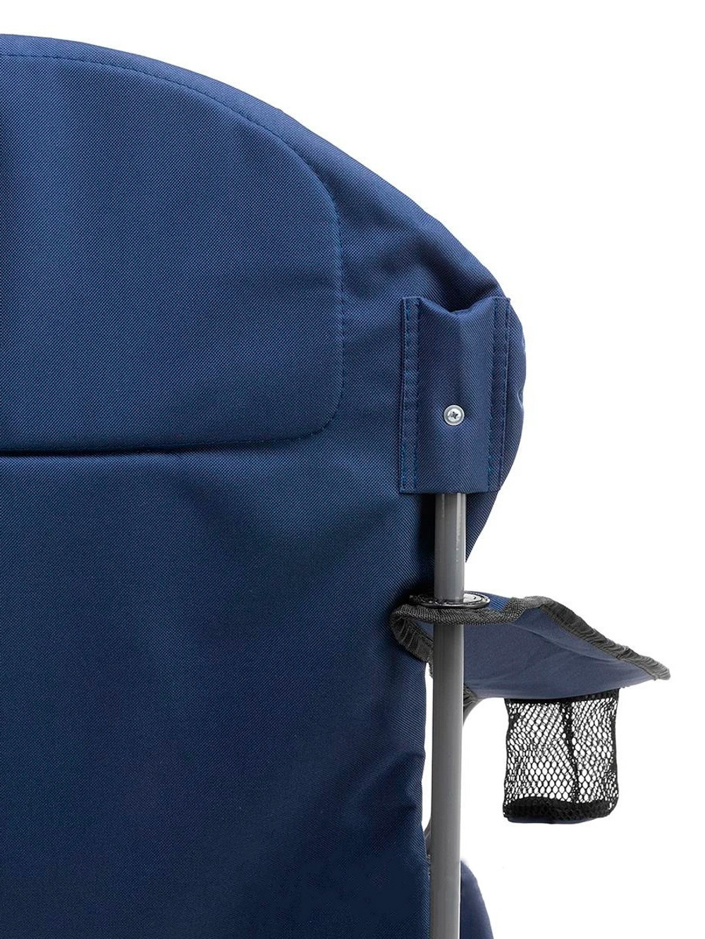 Кресло складное Nisus (ст.труба д16) серый/зеленый ромб, с чехлом (Т-N-750-99806H-GG)