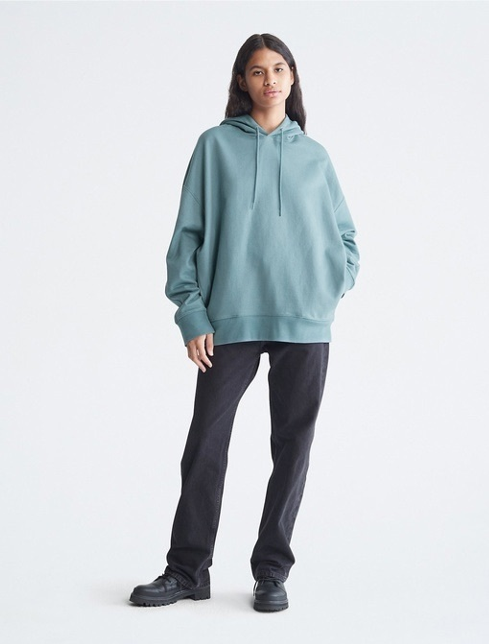 Худи Calvin Klein Standards Fleece Goblin Blue