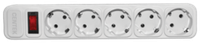 Сетевой фильтр Centek СТ-8900-5-3,0 White (белый) 5 розеток, 3 м, ДВОЙНАЯ ЗАЩИТА, макс до 2200 Вт