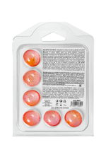 Набор из 6 шариков с массажным маслом Brazilian Balls с тройным эффектом