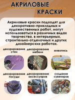 Акриловая краска глянцевая «Охра»