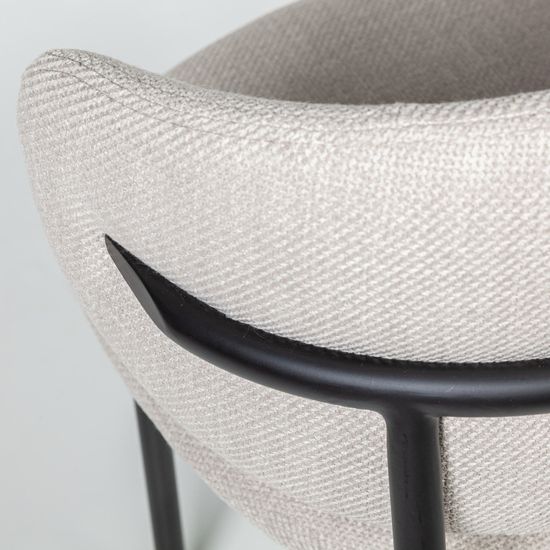 Стул Adele, ткань, светло-серый