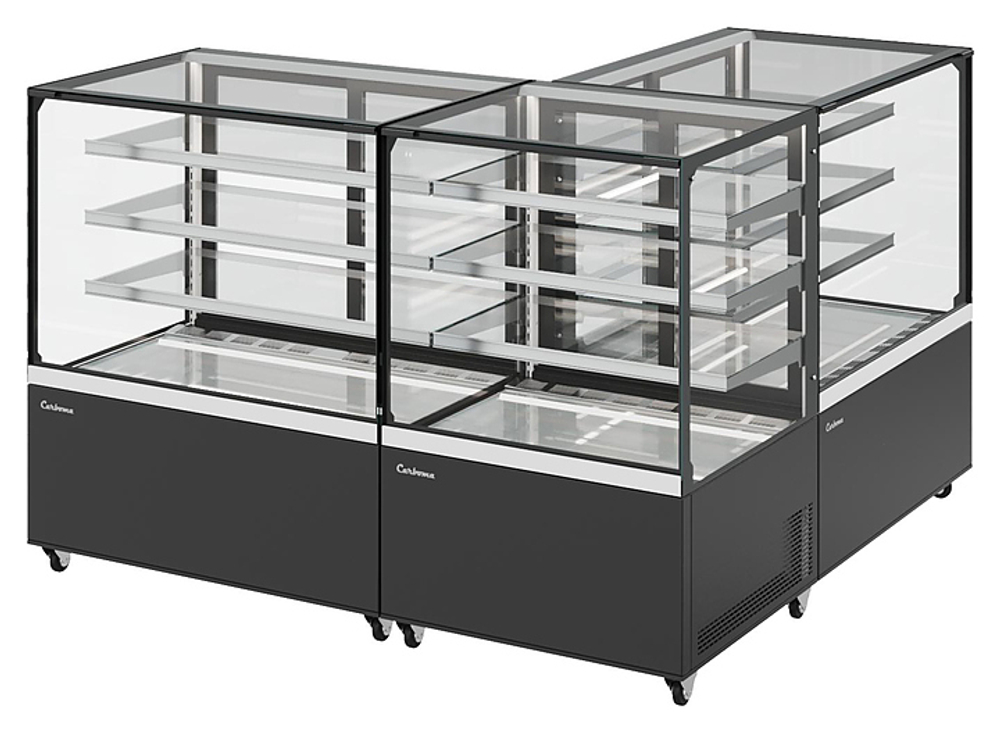 Витрина кондитерская Carboma KC84-130 VV 0,9-1 COSMO закрытая