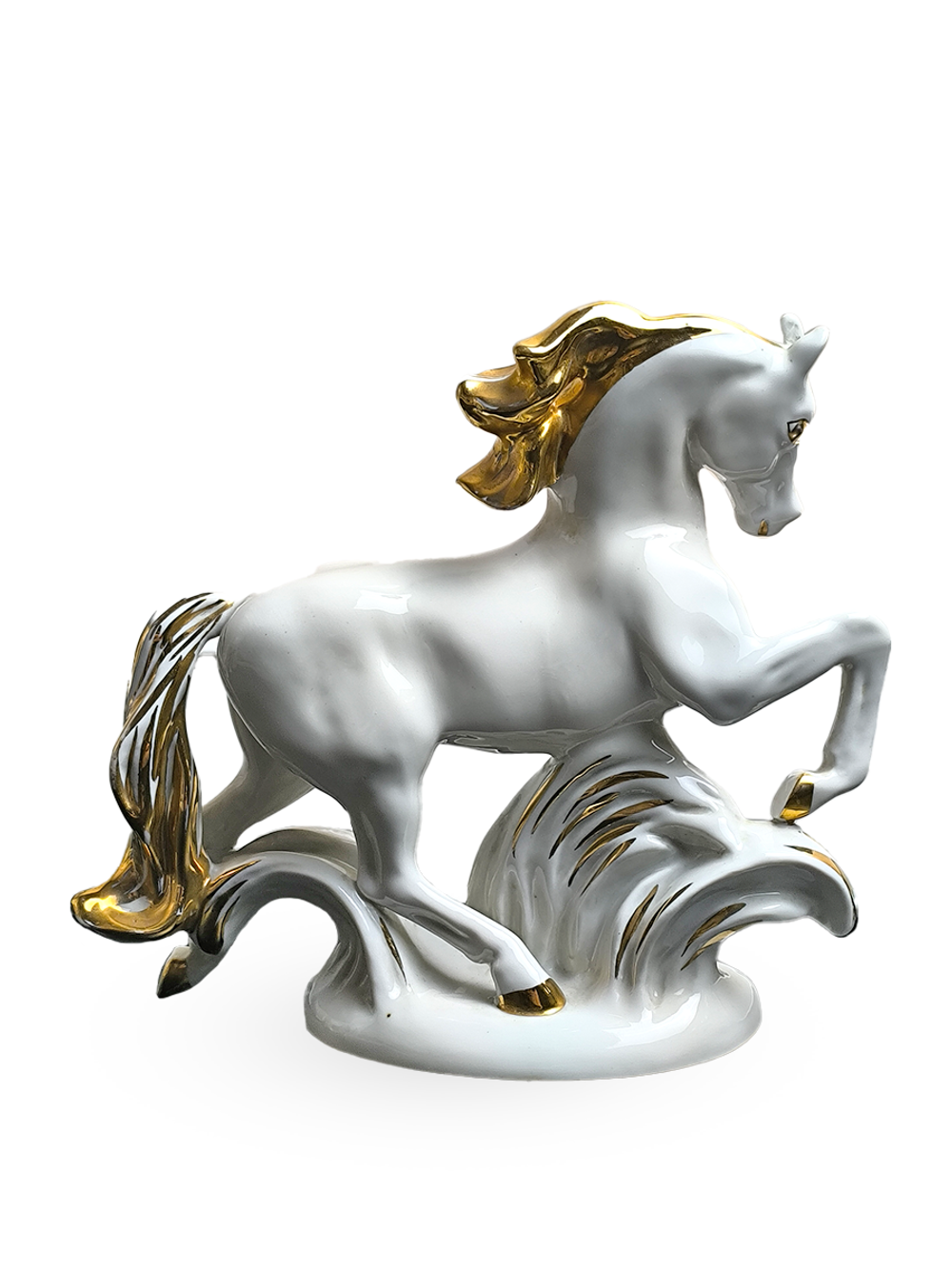 Фарфоровая статуэтка "Конь-огонь" ЛФЗ