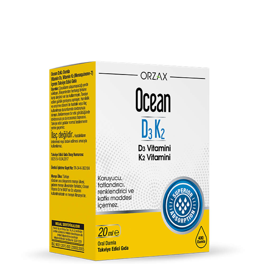 Ocean D3K2 капли 20 мл