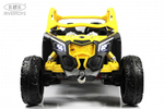 Детский электромобиль RiverToys BRP Can-Am Maverick Y111YY желтый