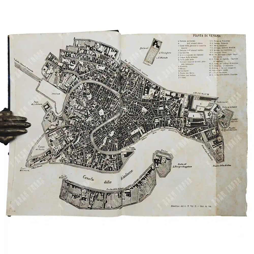 Канту Ч. История Венеции (Storia di Venezia). Венеция. Джузеппе Антонелли (Giuseppe Antonelli), 1861