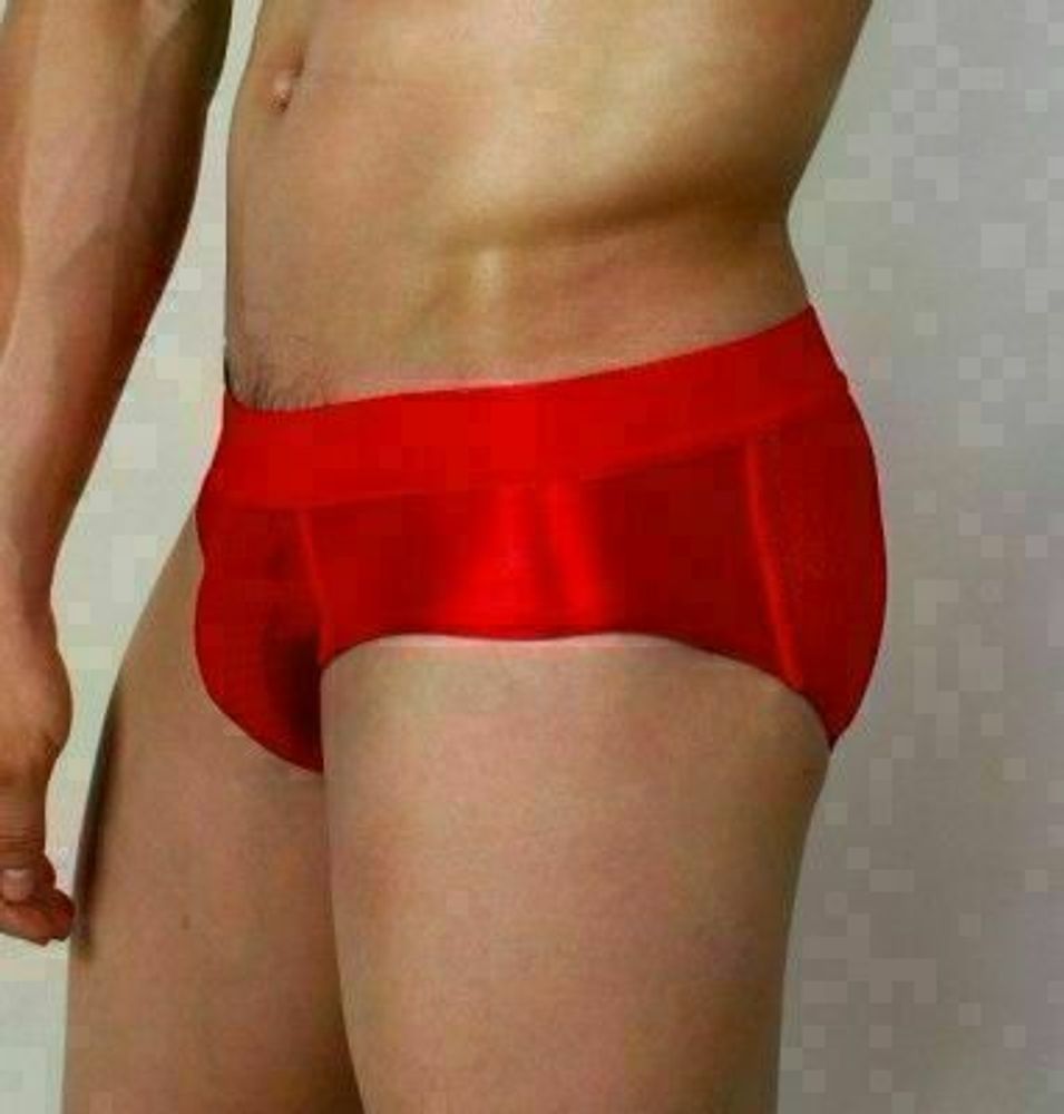 Мужские трусы брифы красные Superbody Red Briefs
