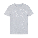 Футболка "Силуэт натурального добермана"